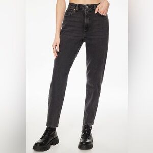 Dynamite Claudia mom jeans high waisted faded black